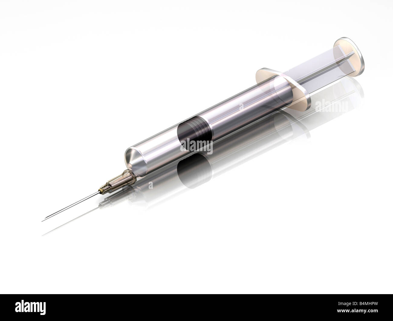 3D render of a syringe Banque D'Images