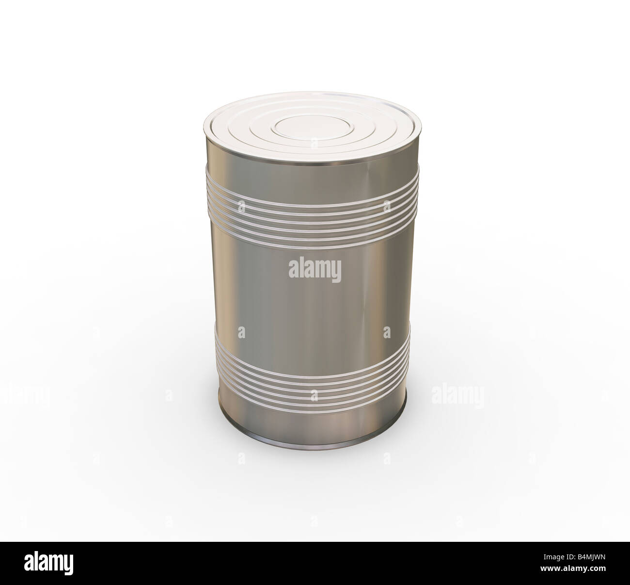 3D render of a tin can Banque D'Images