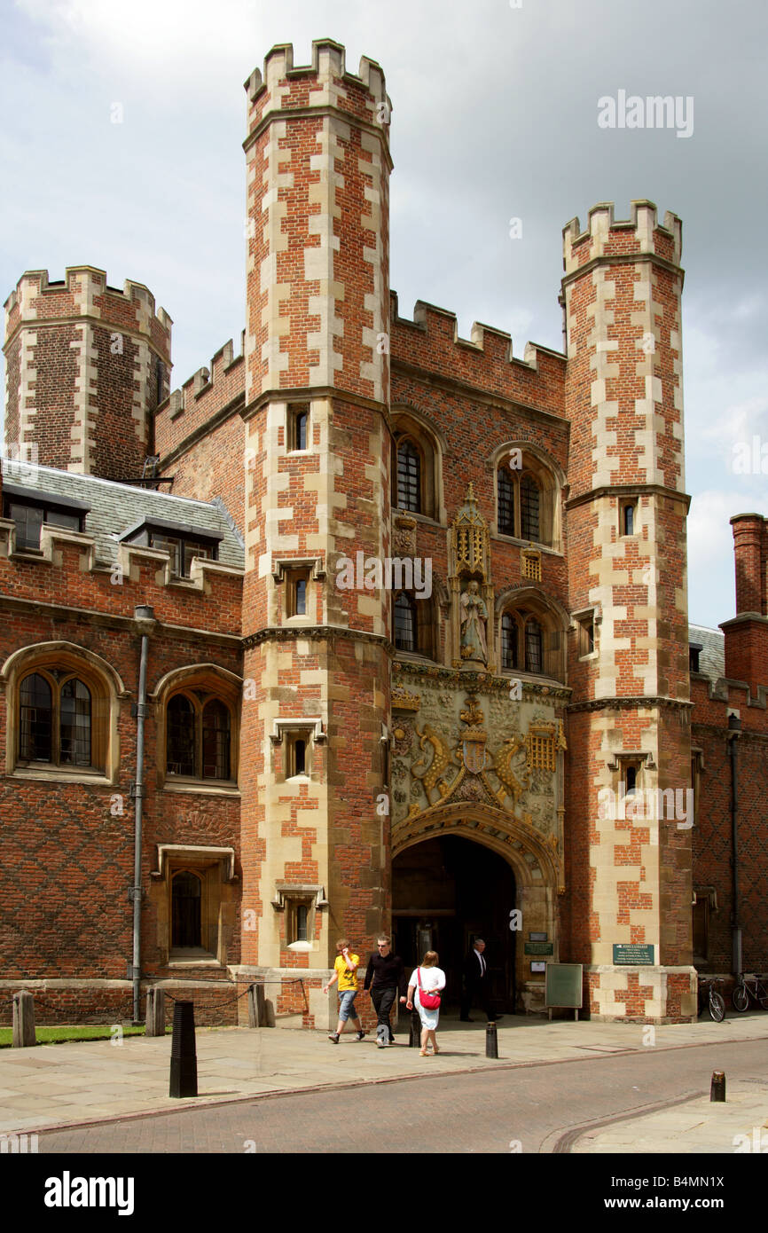 St John's College, Université de Cambridge, Cambridgeshire, UK Banque D'Images