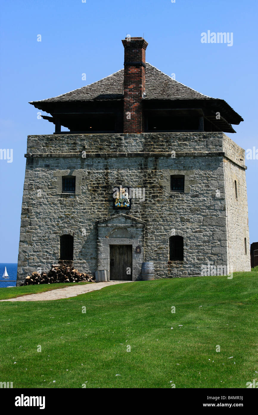 North Redoute at Old Fort Niagara State Historic site à Youngstown New York NY photos images photos format vertical aux États-Unis US haute résolution Banque D'Images