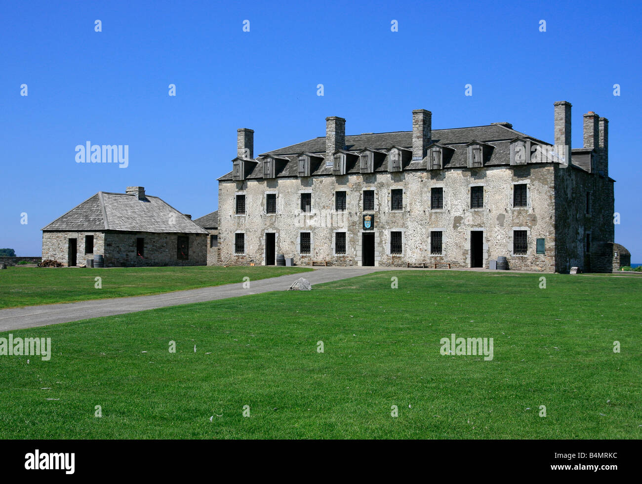 Les quartiers du château français à Old Fort Niagara State Historic site à Youngstown New York NY photos images photos aux États-Unis horizontal US haute résolution Banque D'Images