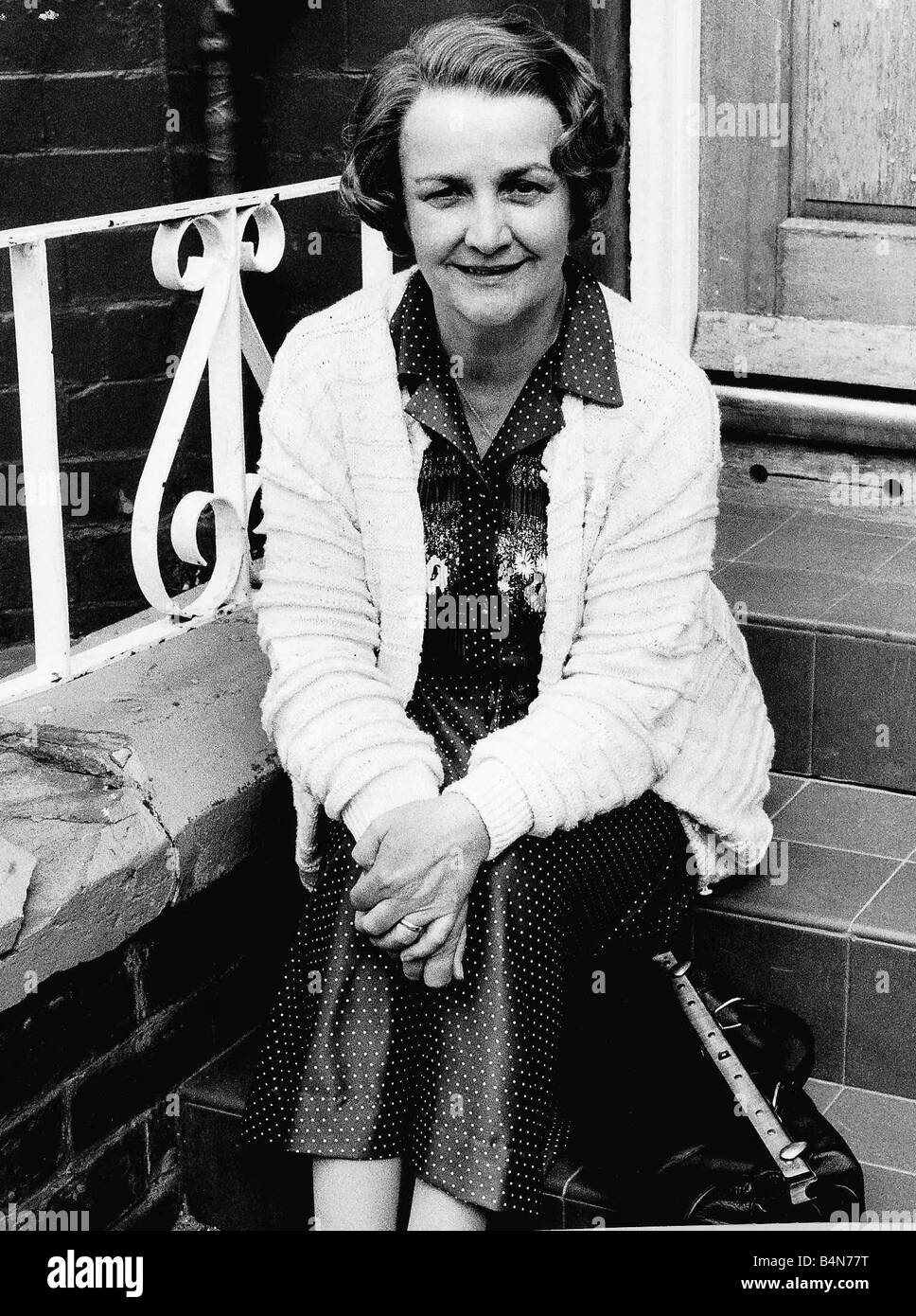 Jean Boht actrice de comédie dans les séries télévisées comme pain Ma Boswell Septembre 1987 Banque D'Images