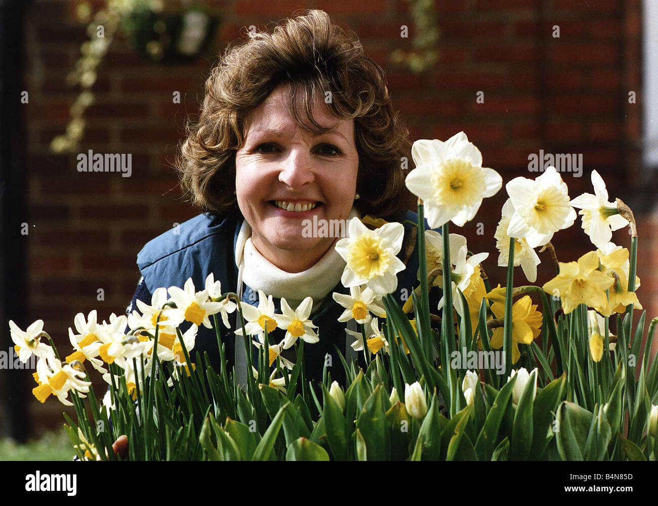 L'actrice Penelope Keith de la bonne vie et né dans un château Avril 1989 Banque D'Images