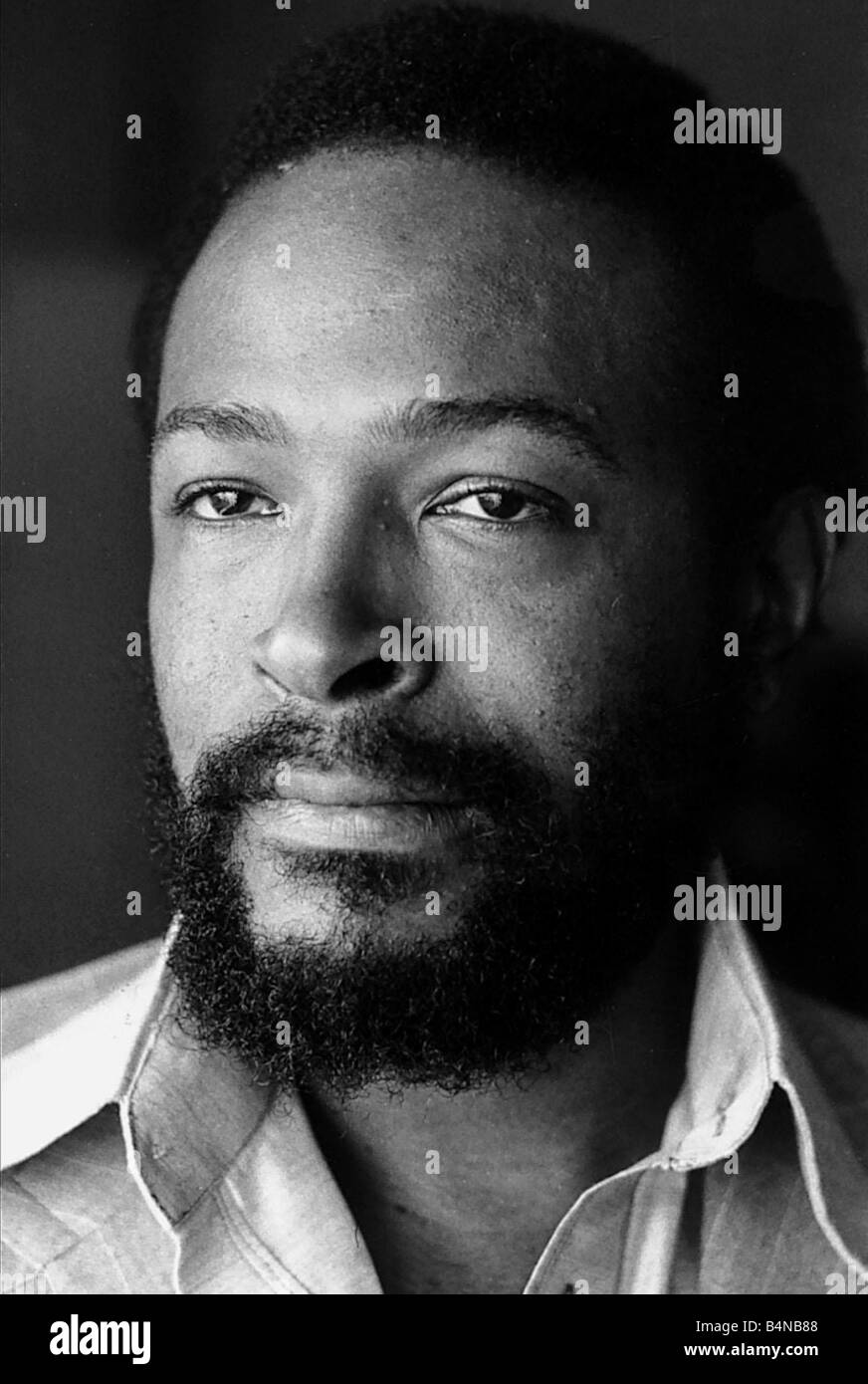 Chanteur Marvin Gaye 1976 Banque D'Images