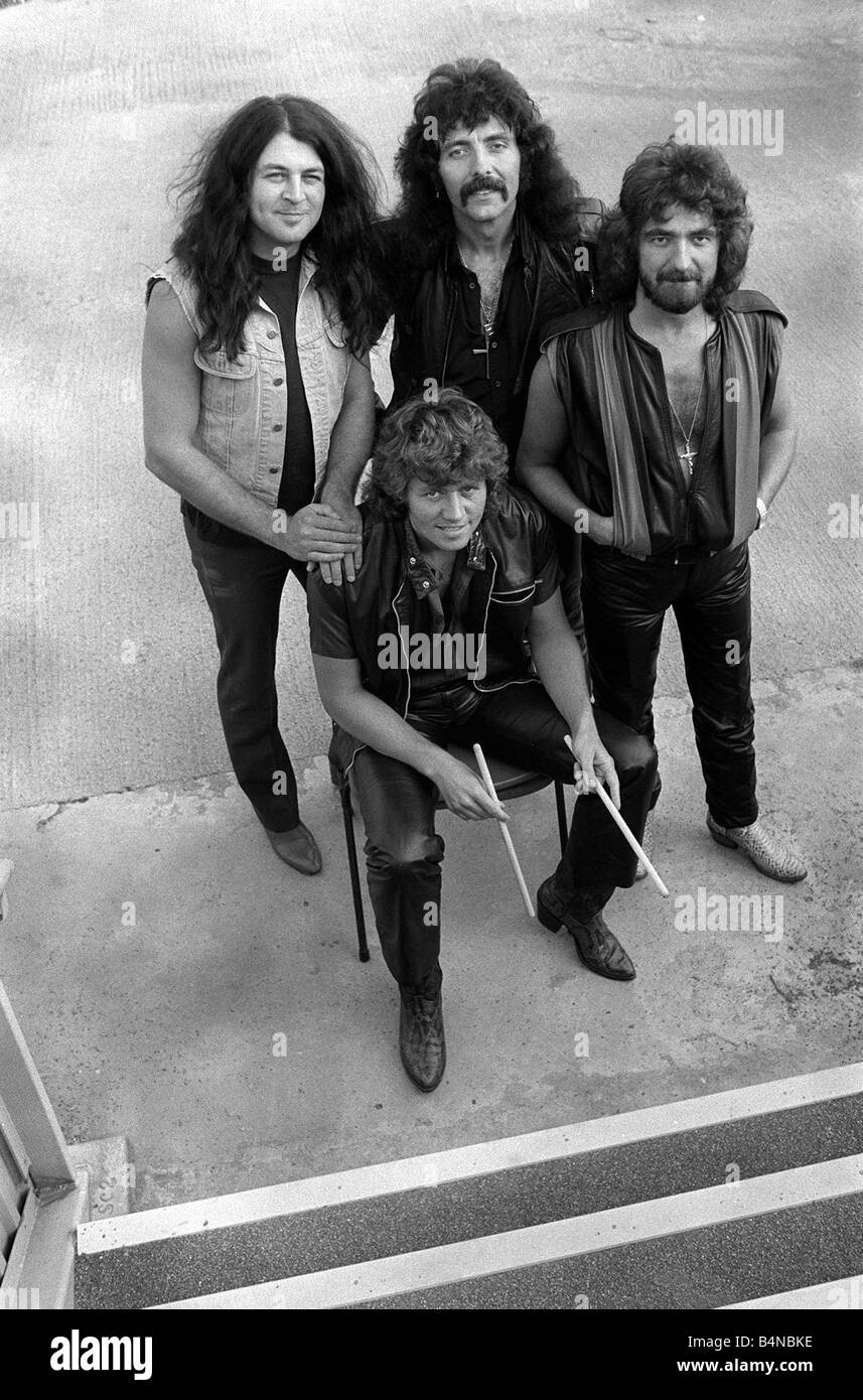 Groupe rock Black Sabbath Août 1983 Banque D'Images