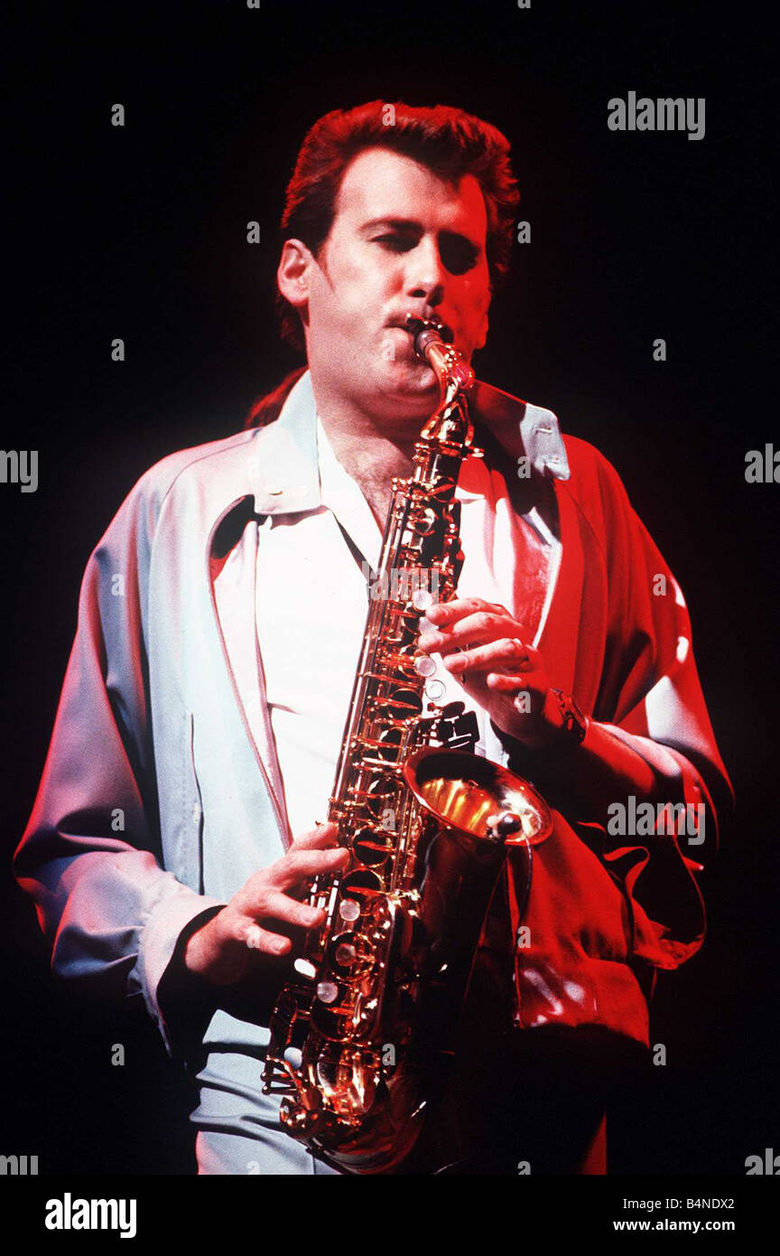 Roxy Music Andy Mackay Banque D'Images