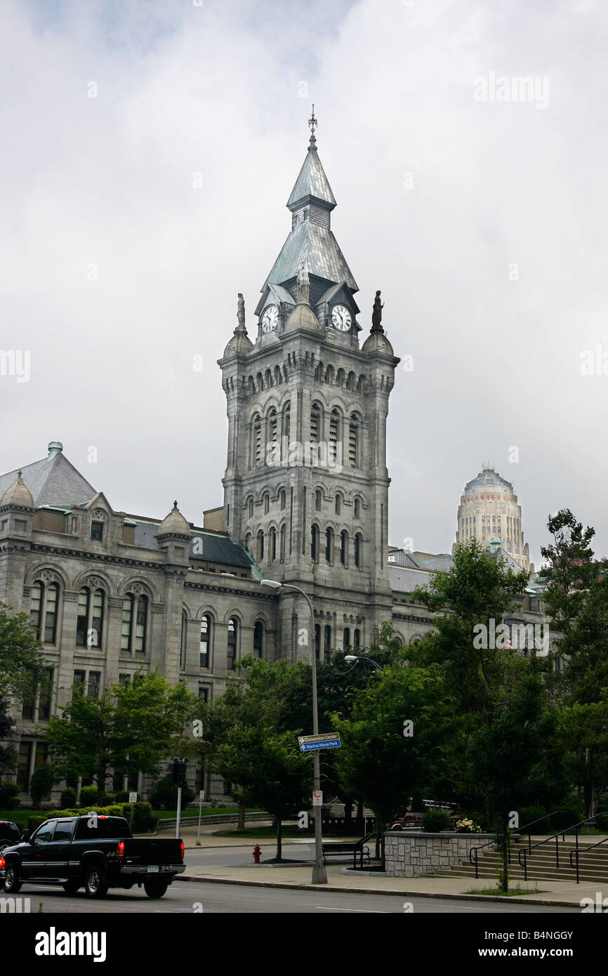 Palais de justice du comté d'Erie à Buffalo New York NY photos images très haute résolution aux États-Unis format vertical américain haute résolution Banque D'Images