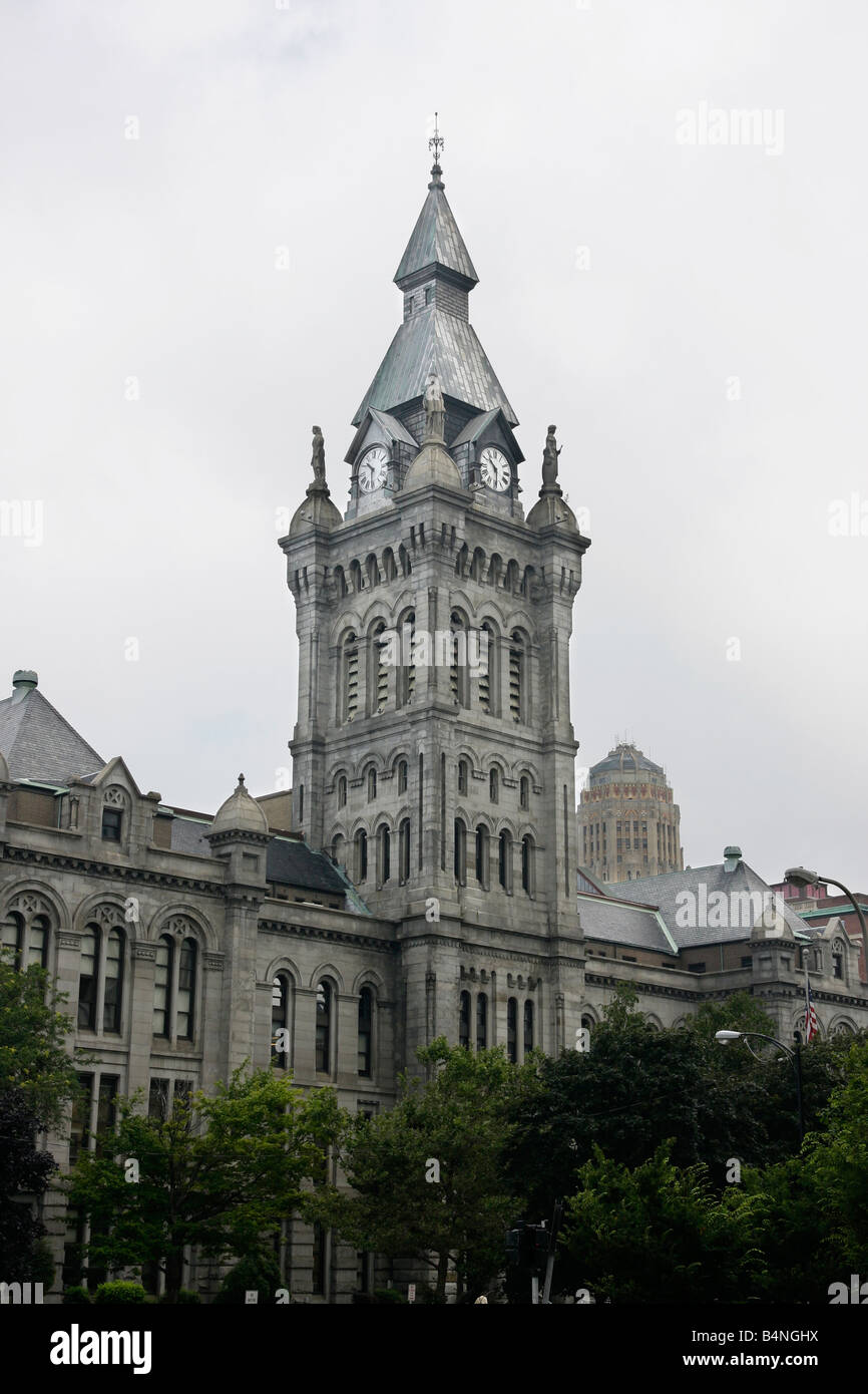 Palais de justice du comté d'Erie à Buffalo New York NY photos images très haute résolution aux États-Unis format vertical américain haute résolution Banque D'Images