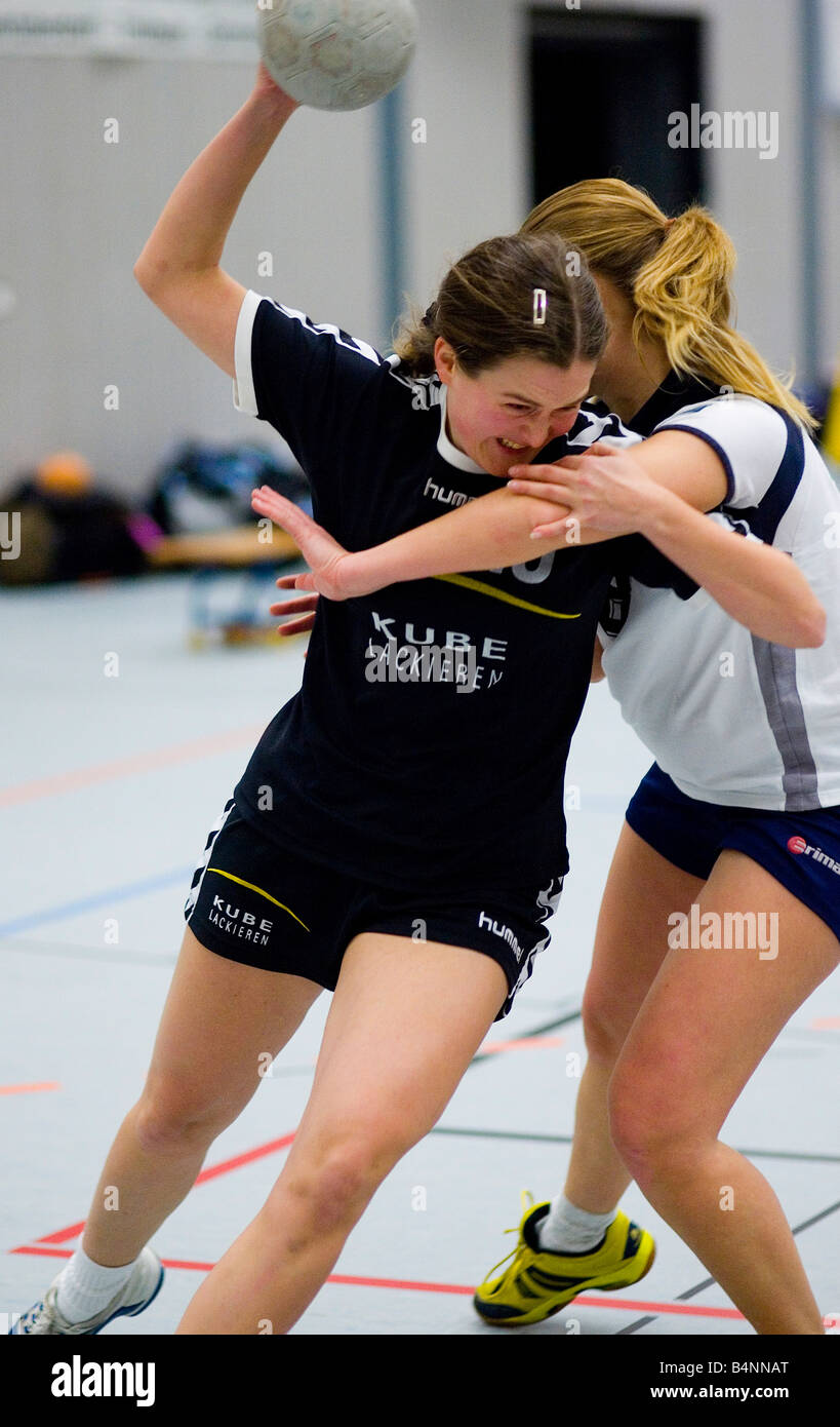 Handball femmes Banque D'Images