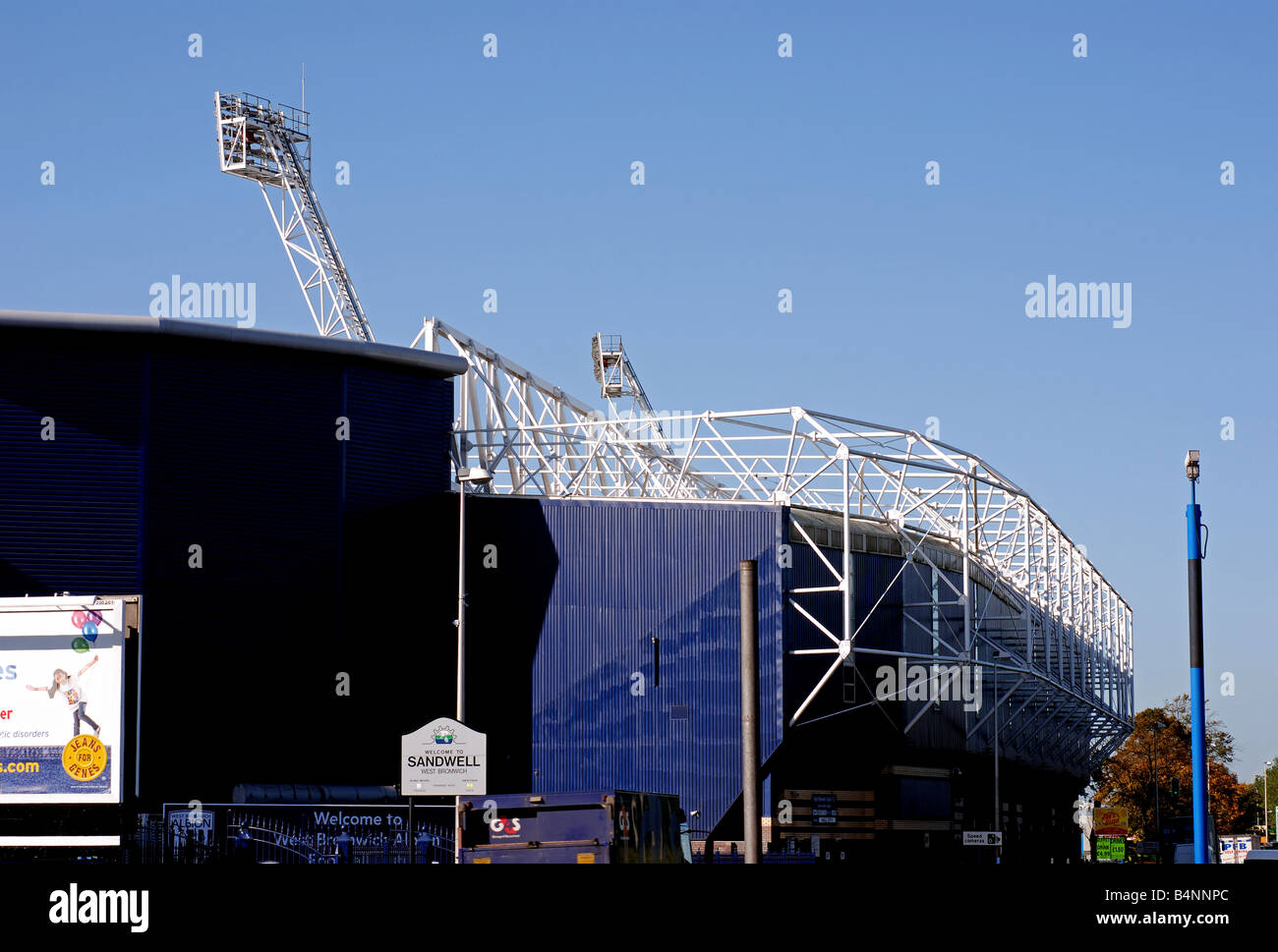 Le stade de football The Hawthorns, West Bromwich, West Midlands, England, UK Banque D'Images