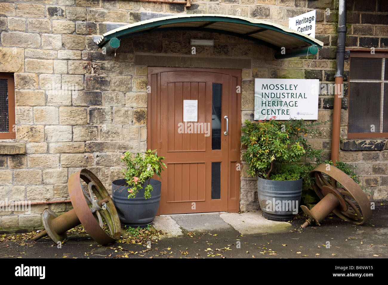 Mossley Patrimoine Industriel Centre dans le West Yorkshire, Grande-Bretagne Banque D'Images