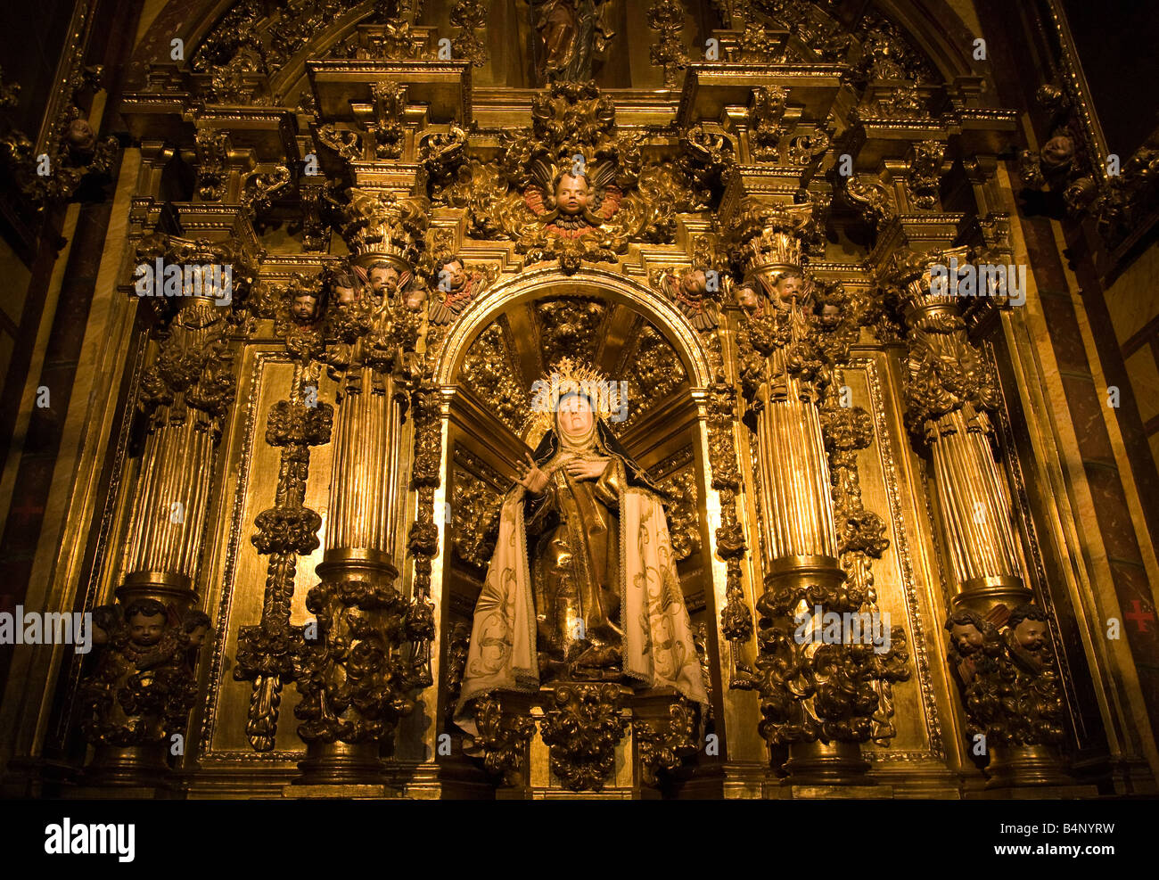 Culte de sainte Thérèse d'Avila, Espagne Banque D'Images