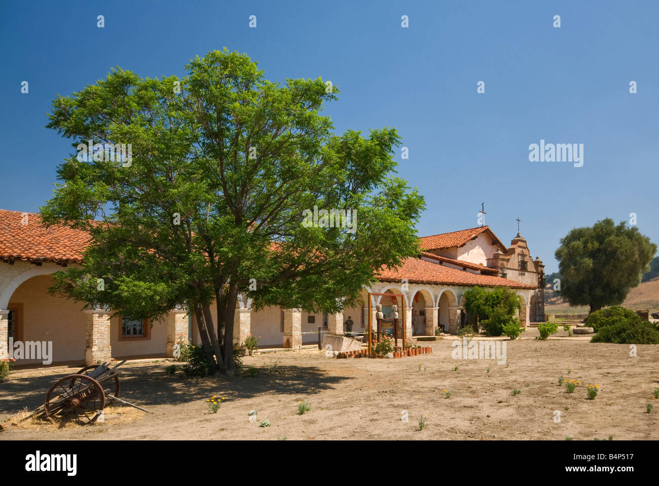 La mission de San Antonio de Padua à Fort Hunter Liggett près de King City California USA Banque D'Images