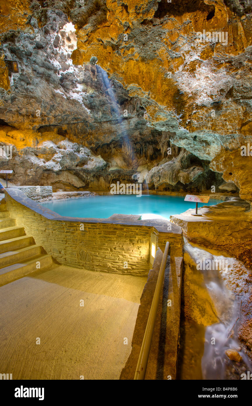 Lieu historique national Cave and Basin, mont Sulphur, Banff National Park, Alberta, Canada. Banque D'Images