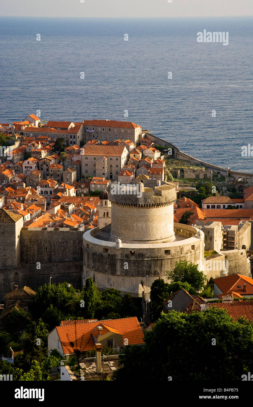 Fort Minceta Dubrovnik Croatie Banque D'Images