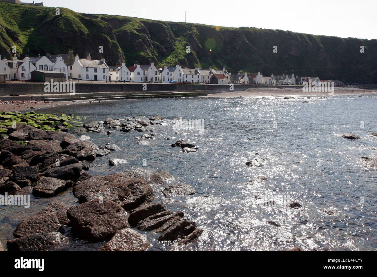 Le petit village écossais de Pennan, sur la côte nord de l'Écosse dans Aberdeenshire Banque D'Images