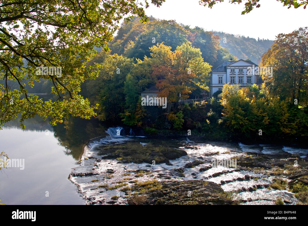 Dans Paysage près de Bergisches Land, Allemagne Windeck Banque D'Images