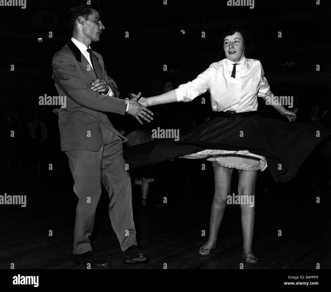Rock n roll dancing 1950s Banque de photographies et d’images à haute ...