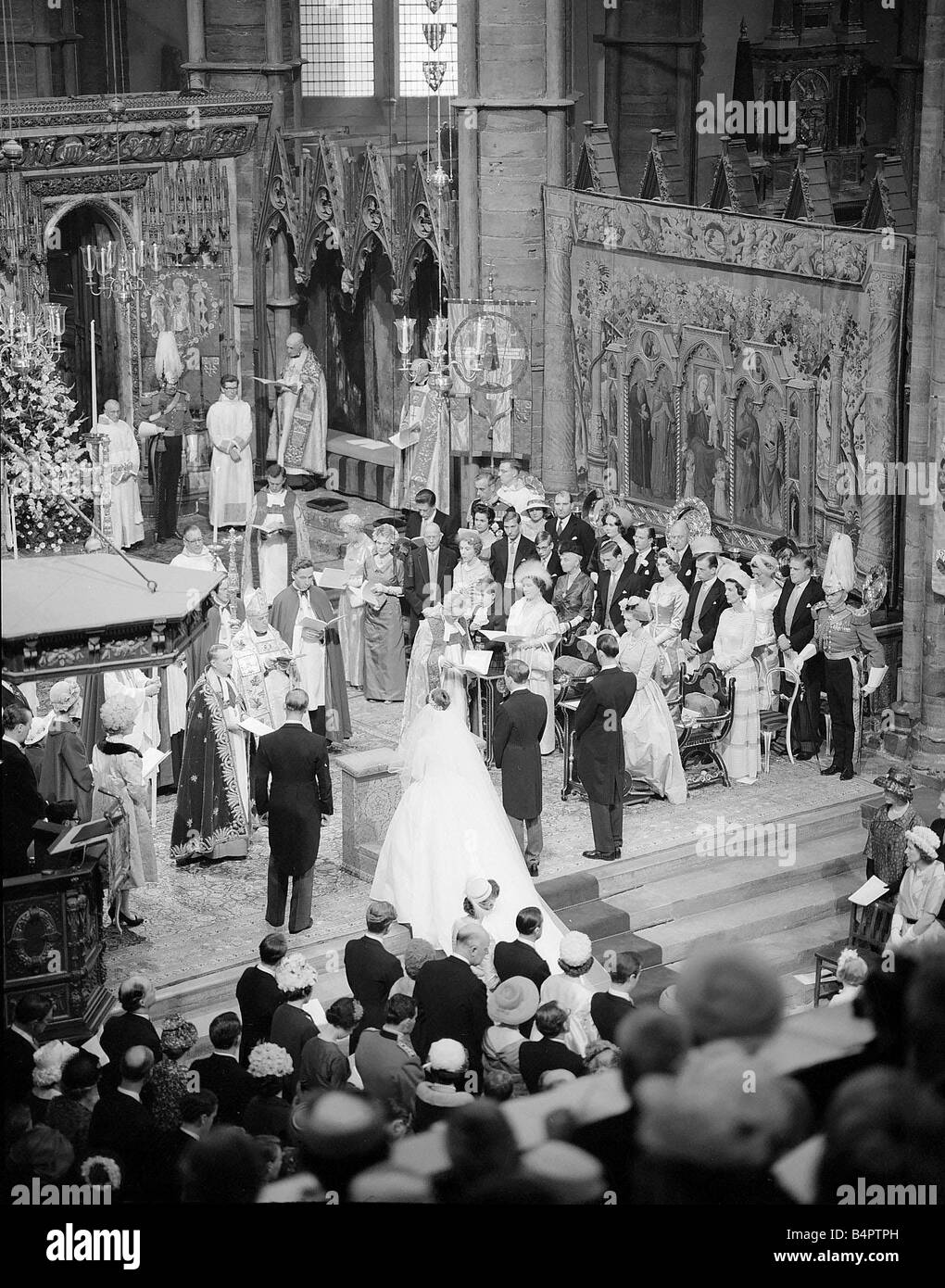 La Ceremonie De Mariage De La Princesse Margaret Et Lord Snowdon A L Abbaye De Westminster Mai 1960 Photo Stock Alamy