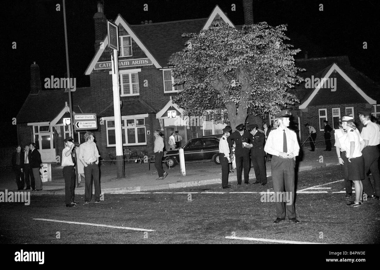 Pub Caterham bombe Août 1975 Banque D'Images
