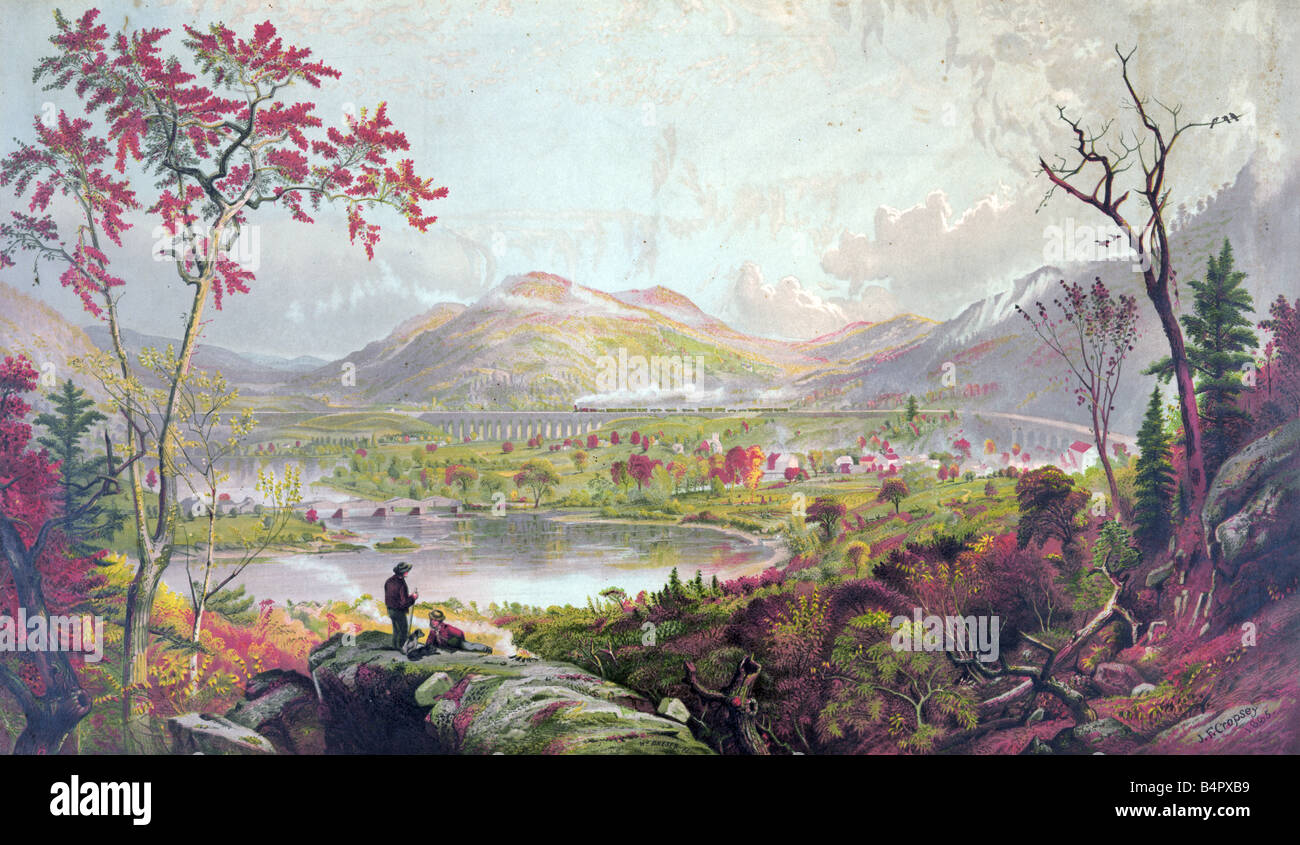 L'automne à la campagne Banque D'Images