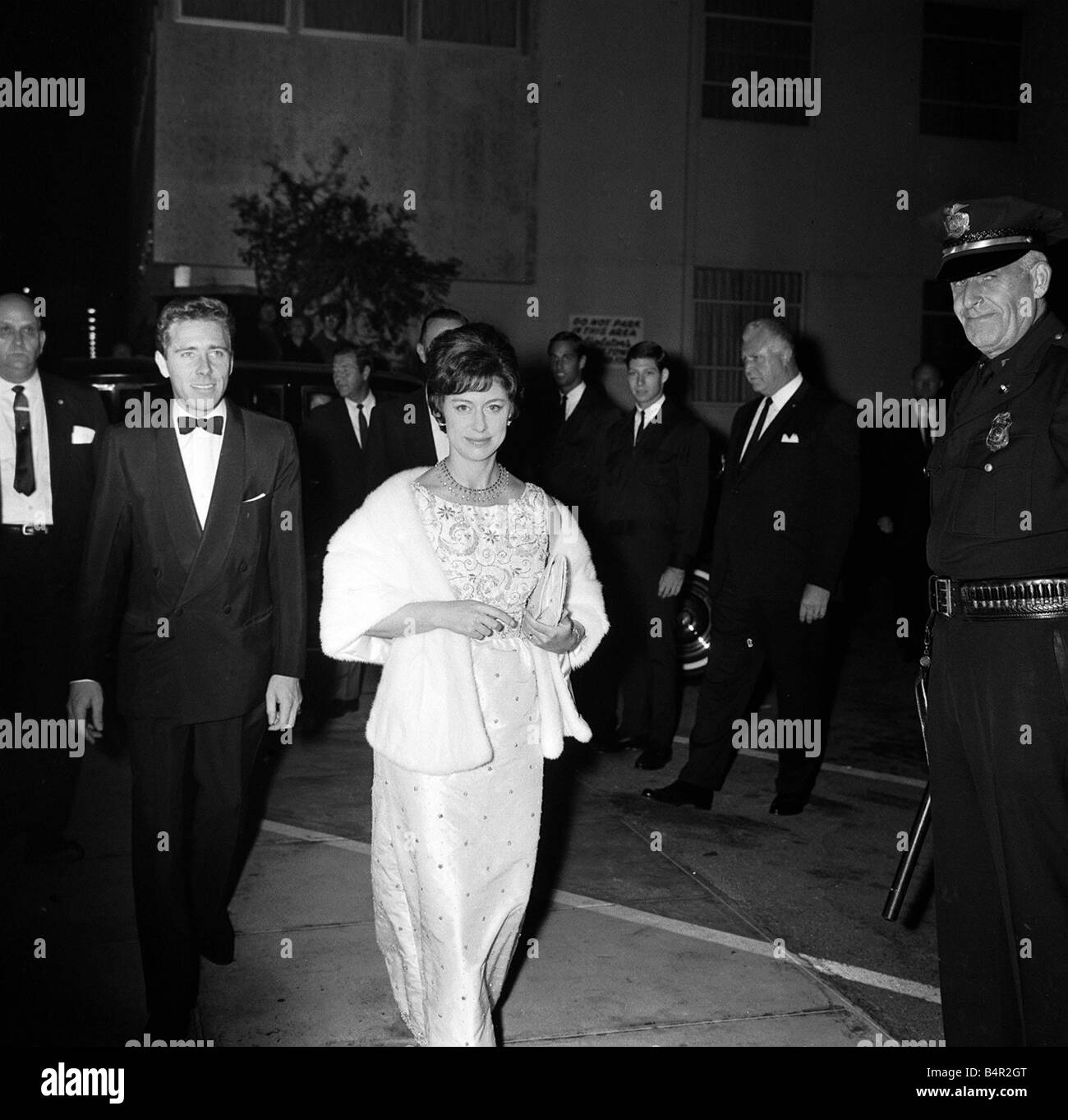 La princesse Margaret novembre 1965 et Anthony Armstrong Jones au Hollywood Party Banque D'Images
