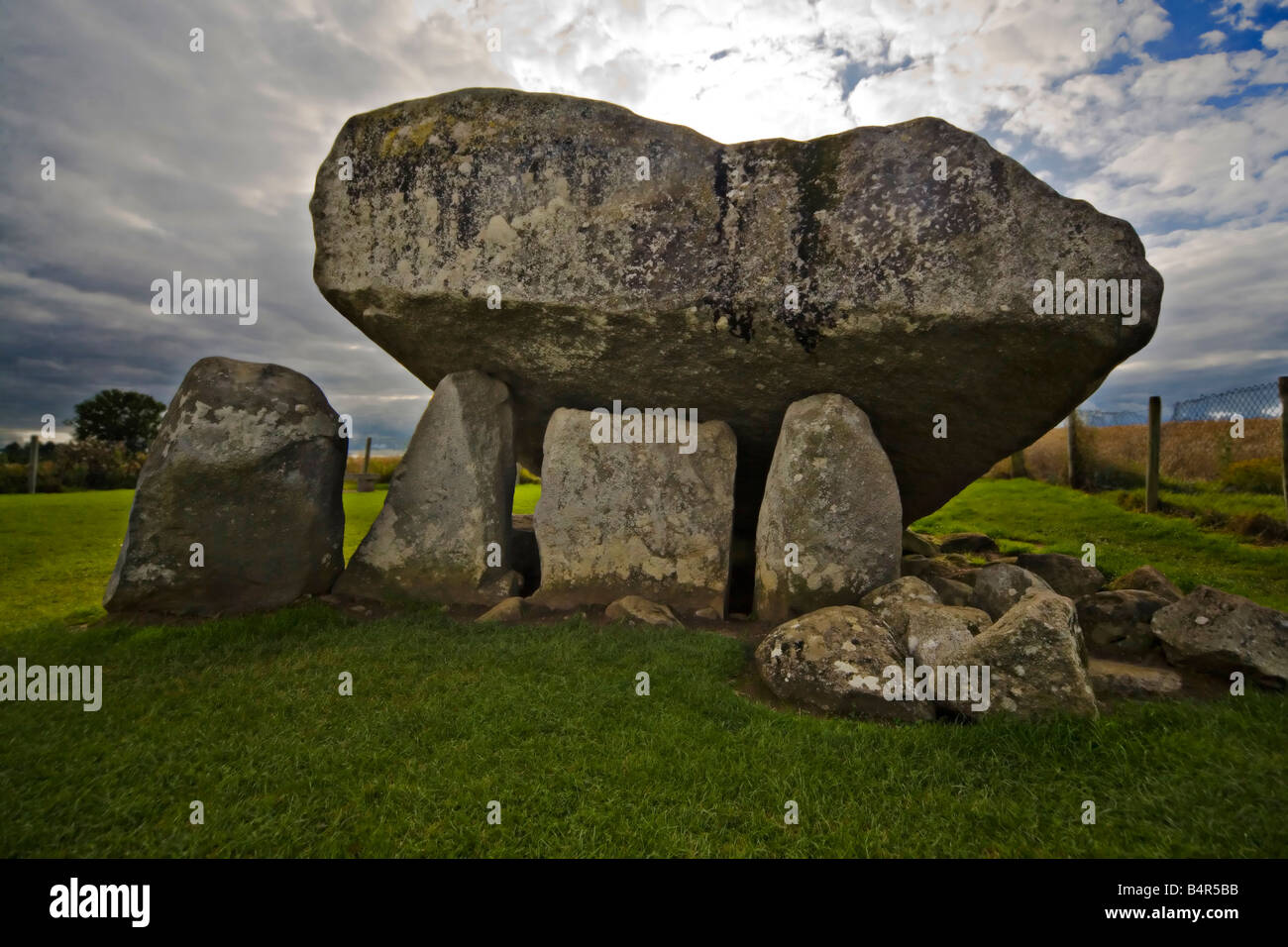 Brownshill Dolmen Carlow Irlande Banque D'Images