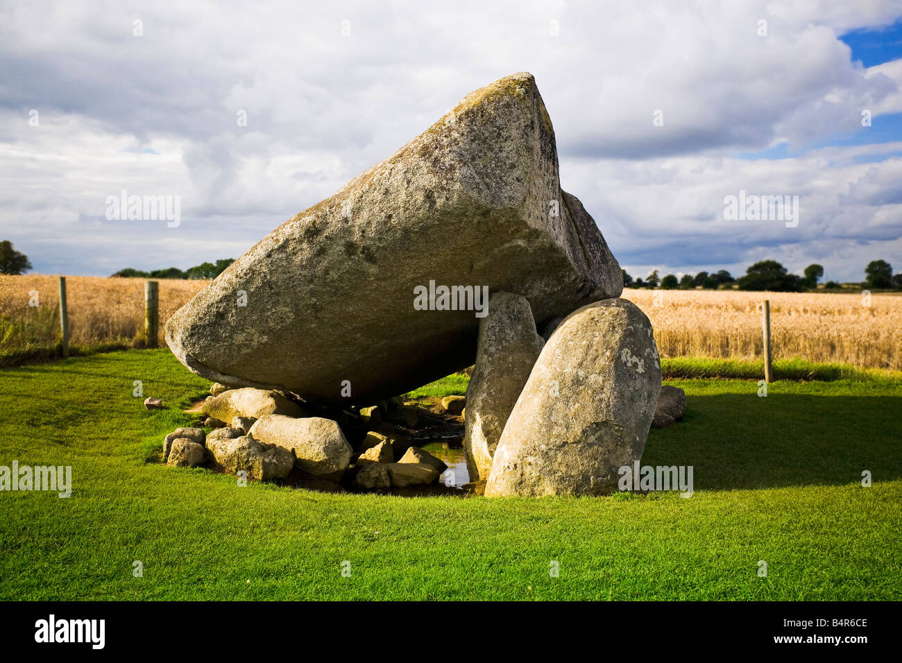 Brownshill Dolmen Carlow Irlande Banque D'Images