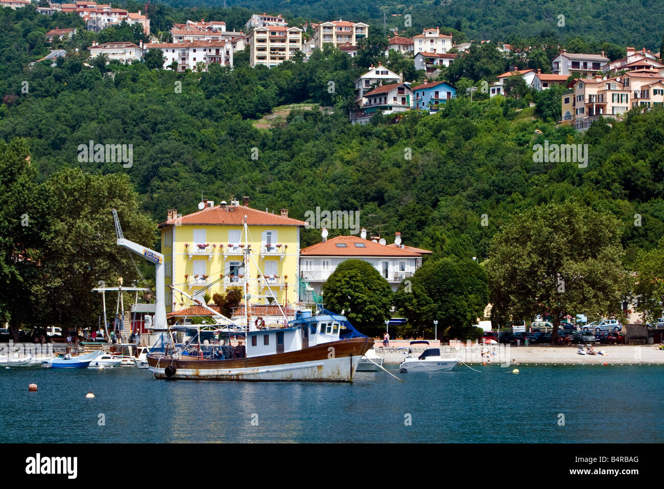 La Croatie, Istrie, Fazana. En Istrie Croatie Lovran Banque D'Images