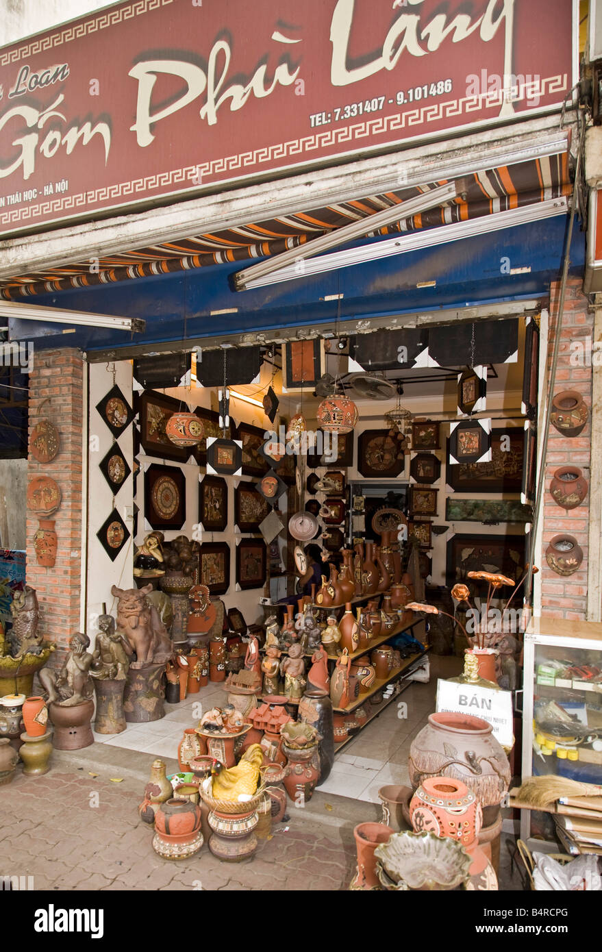 Art gallery Hanoi Vietnam Banque D'Images
