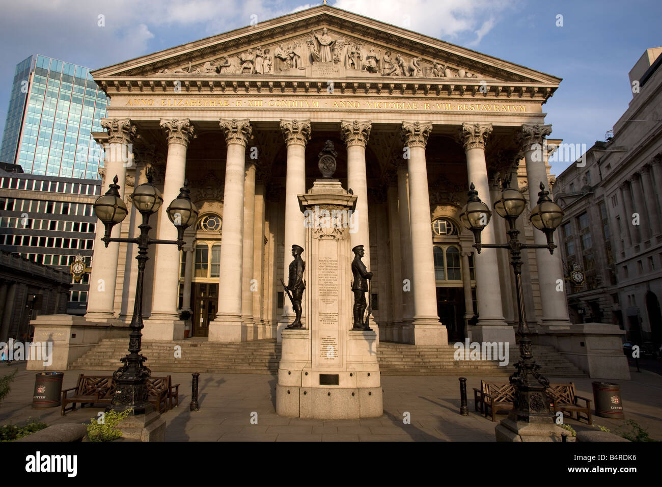 Royal Exchange Building London Banque D'Images