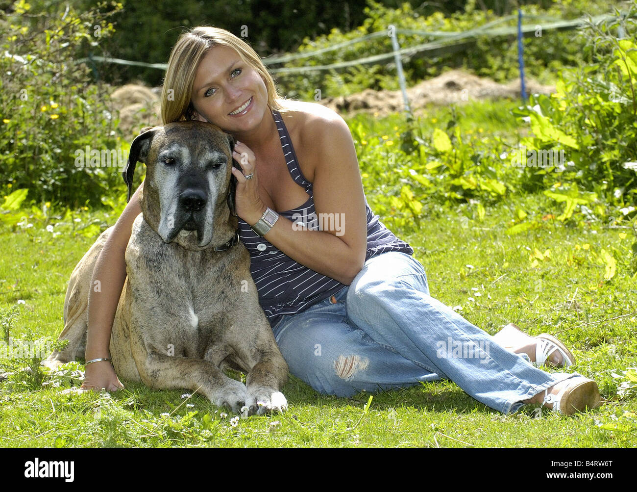 L'actrice Tricia Heartbeat Penrose à Cheshire Juin 2006 Banque D'Images