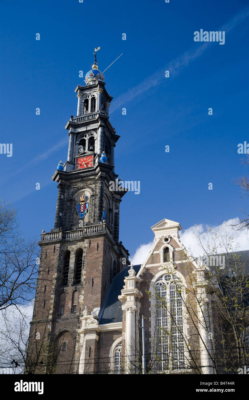 Westerkerk, Amsterdam, Pays-Bas Banque D'Images