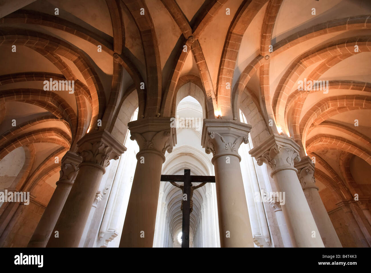 Monastère de Santa Maria de Alcobaça (UNESCO World Heritage), Alcobaça, Portugal, Estremadura Banque D'Images
