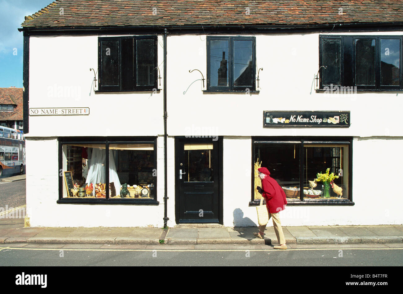 L'Angleterre, Kent, Sandwich, pas de nom de rue Banque D'Images