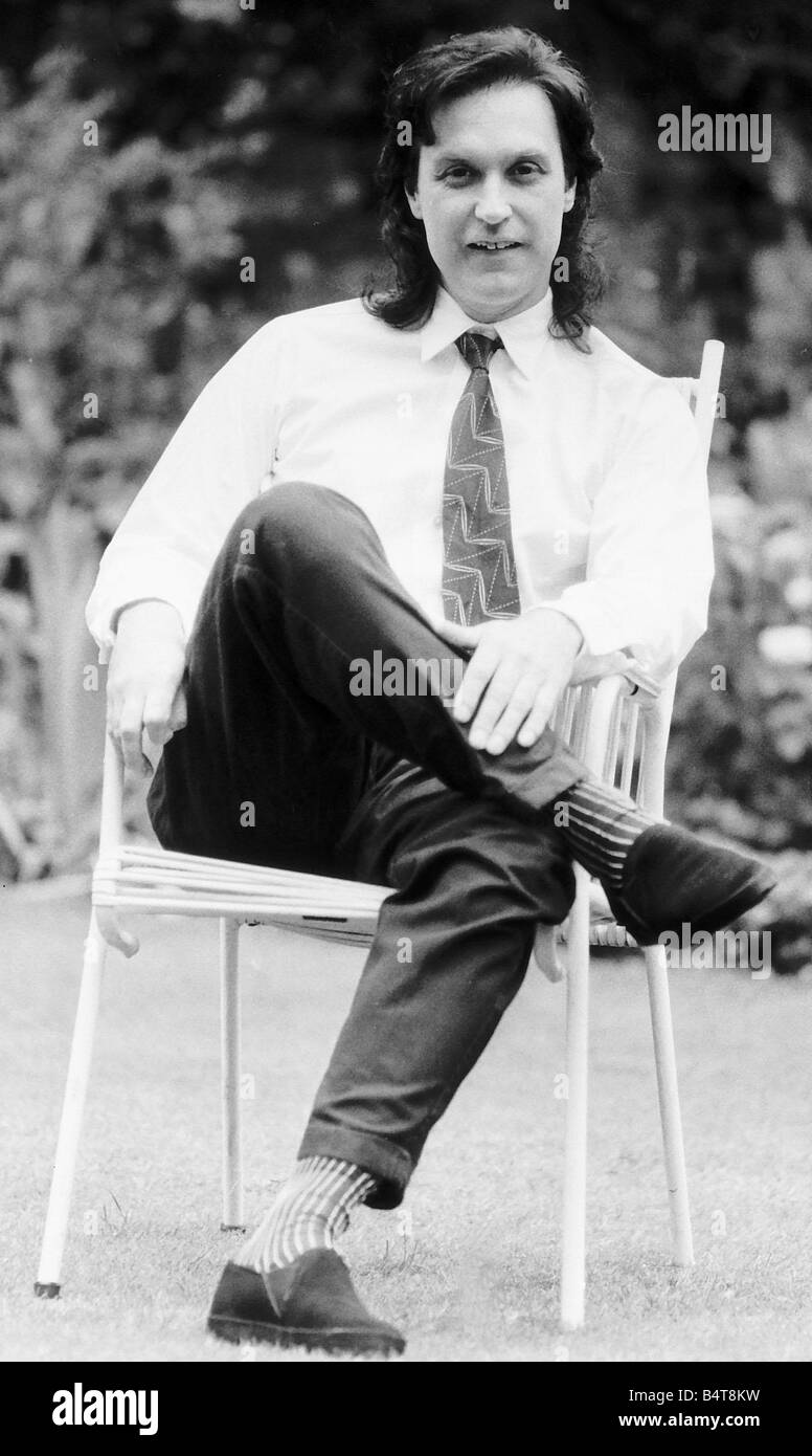 Dave Davies le guitariste du groupe pop The Kinks Septembre 1984 Banque D'Images