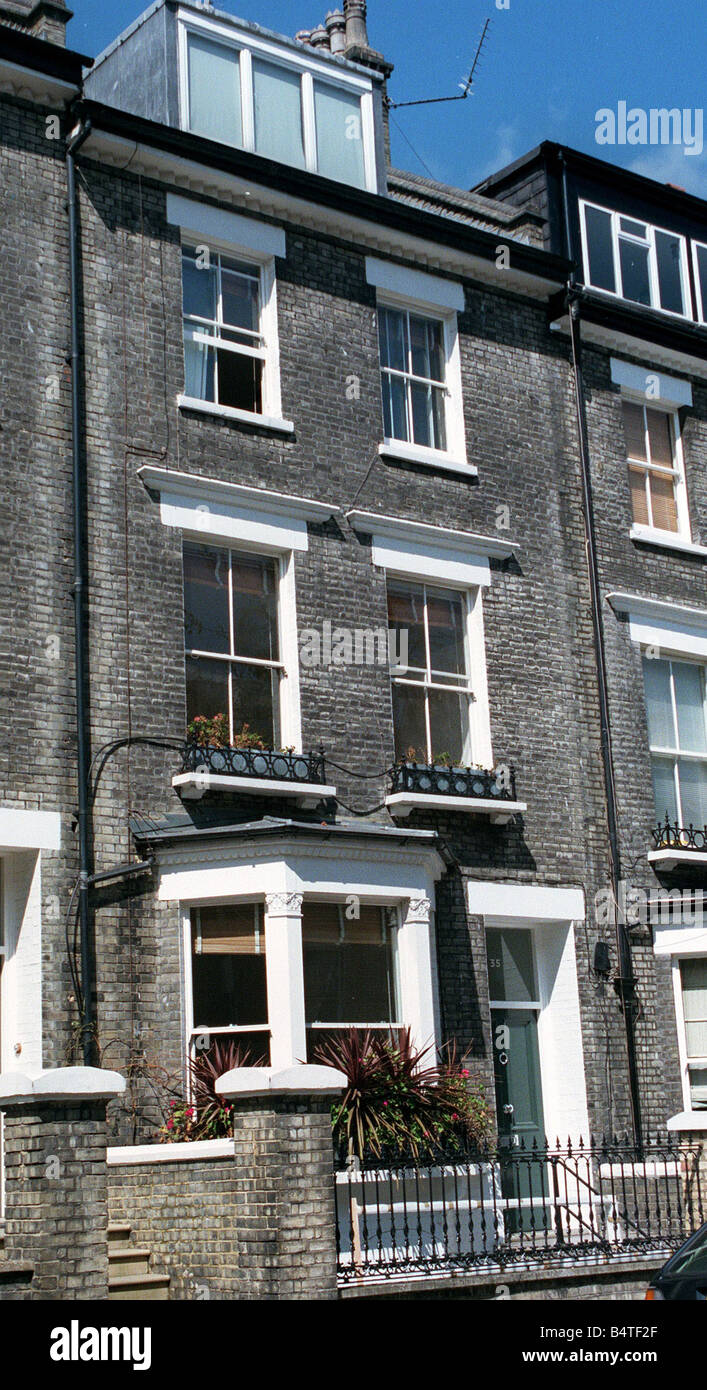 La nouvelle maison d'acteurs Jude Law et Sadie Frost dans Primrose Hill au nord de Londres Avril 2000 Banque D'Images