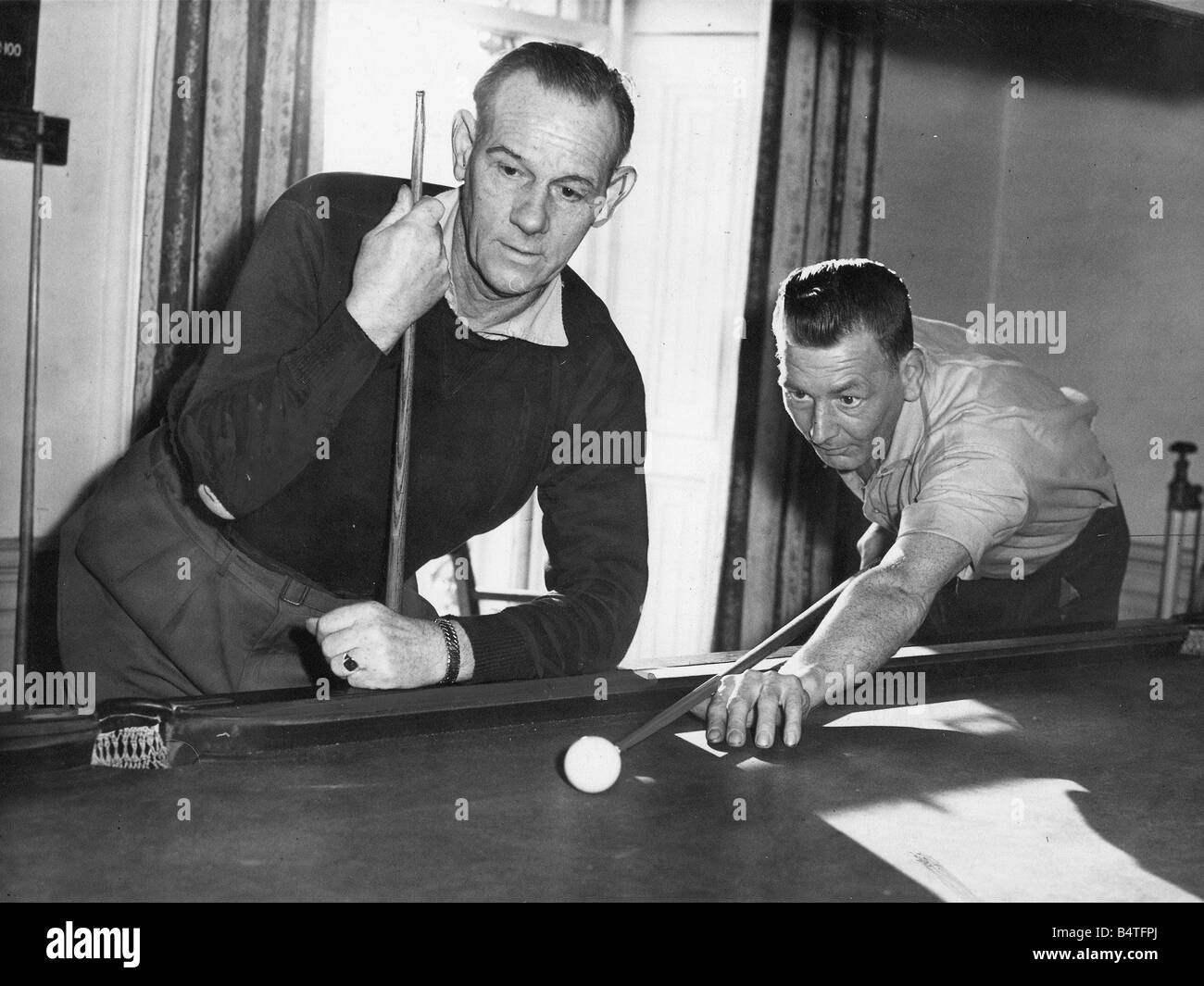 Activités mineurs au Hartford Hall jouant au billard Banque D'Images
