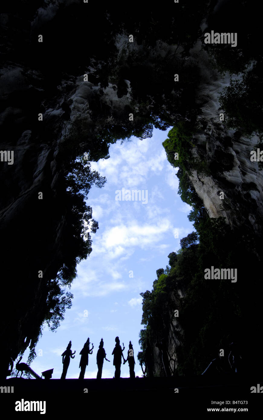 Grottes de Batu À KUALA LUMPUR, MALAISIE Banque D'Images