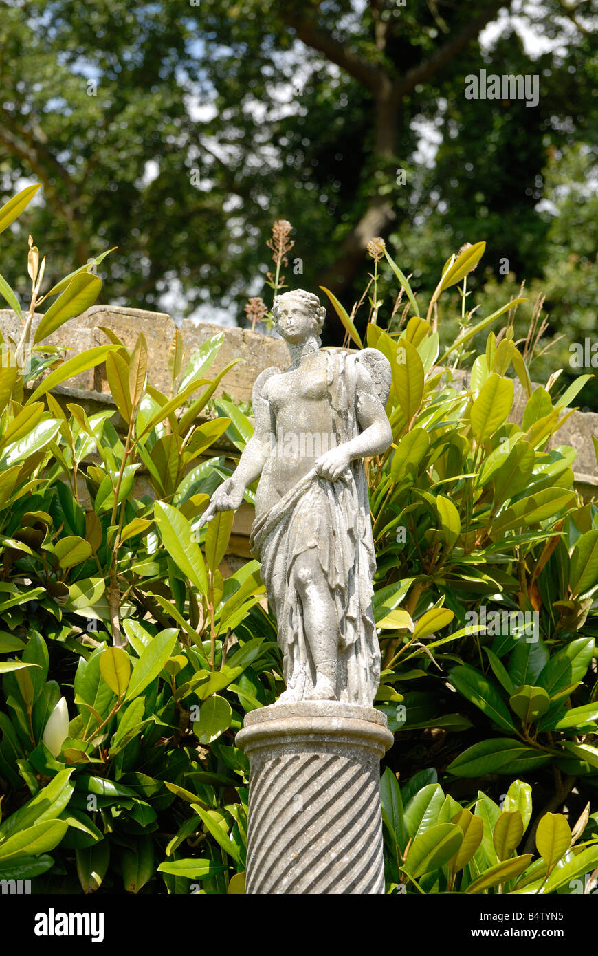 La Sculpture Classique, jardin à l'Italienne, le château de Hever Banque D'Images