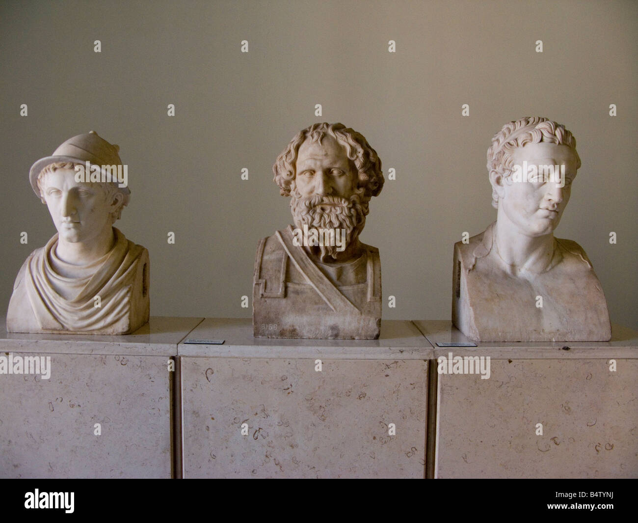 Des statues dans le Musée Archéologique National de Naples Italie Museo Archeologico Nazionale di Napoli Banque D'Images