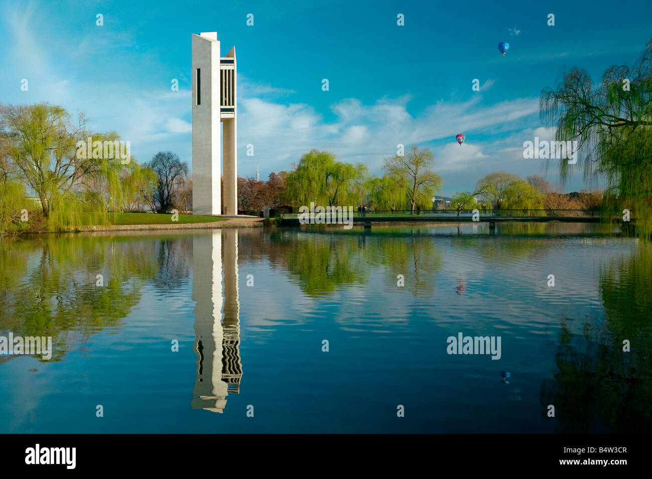 CARILLON NATIONAL LAC BURLEY CANBERRA NSW Australie Banque D'Images