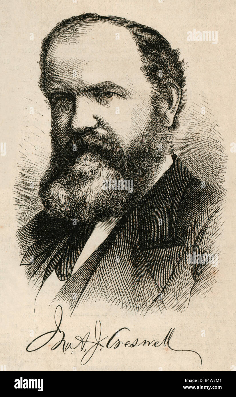 Creswell, John A. J., 18.11.1828 - 23.12.1891, politicien américain, maître de poste américain général 5.3.1869 - 3.7.1874, portrait, gravure, 1869, Banque D'Images