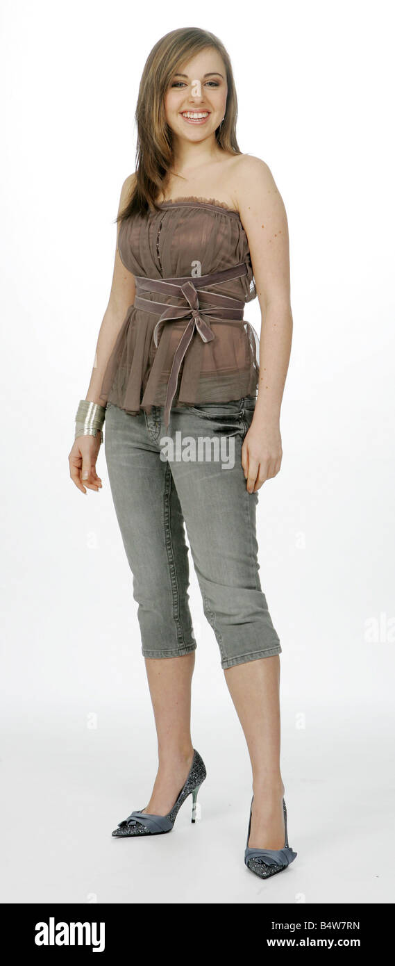 Studio photos d'Eastenders actrice Louisa Lytton qui joue le personnage d'Allen Ruby Janvier 2006 Banque D'Images