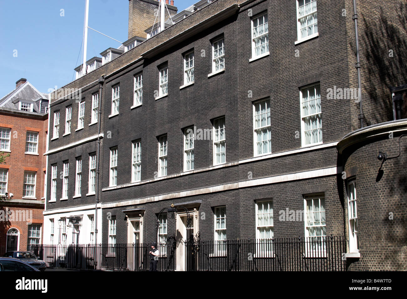 Downing Street accueil du Premier ministre britannique City of Westminster SW1 London England Banque D'Images