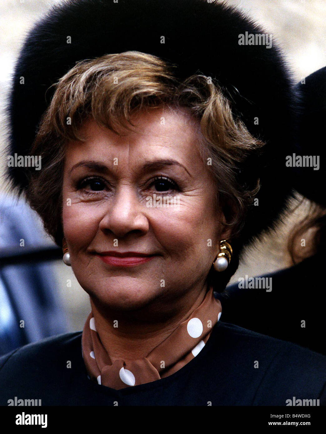 L'actrice Joan Plowright Banque D'Images