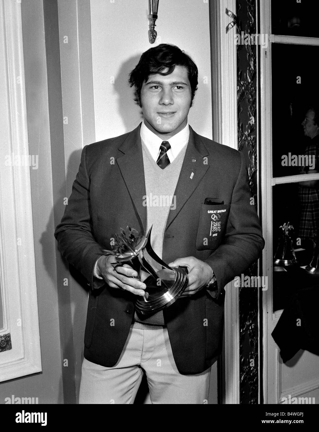 Angelo Parisi lauréat du prix de Performance britannique la plus courageuse à l'Andrew Booth et