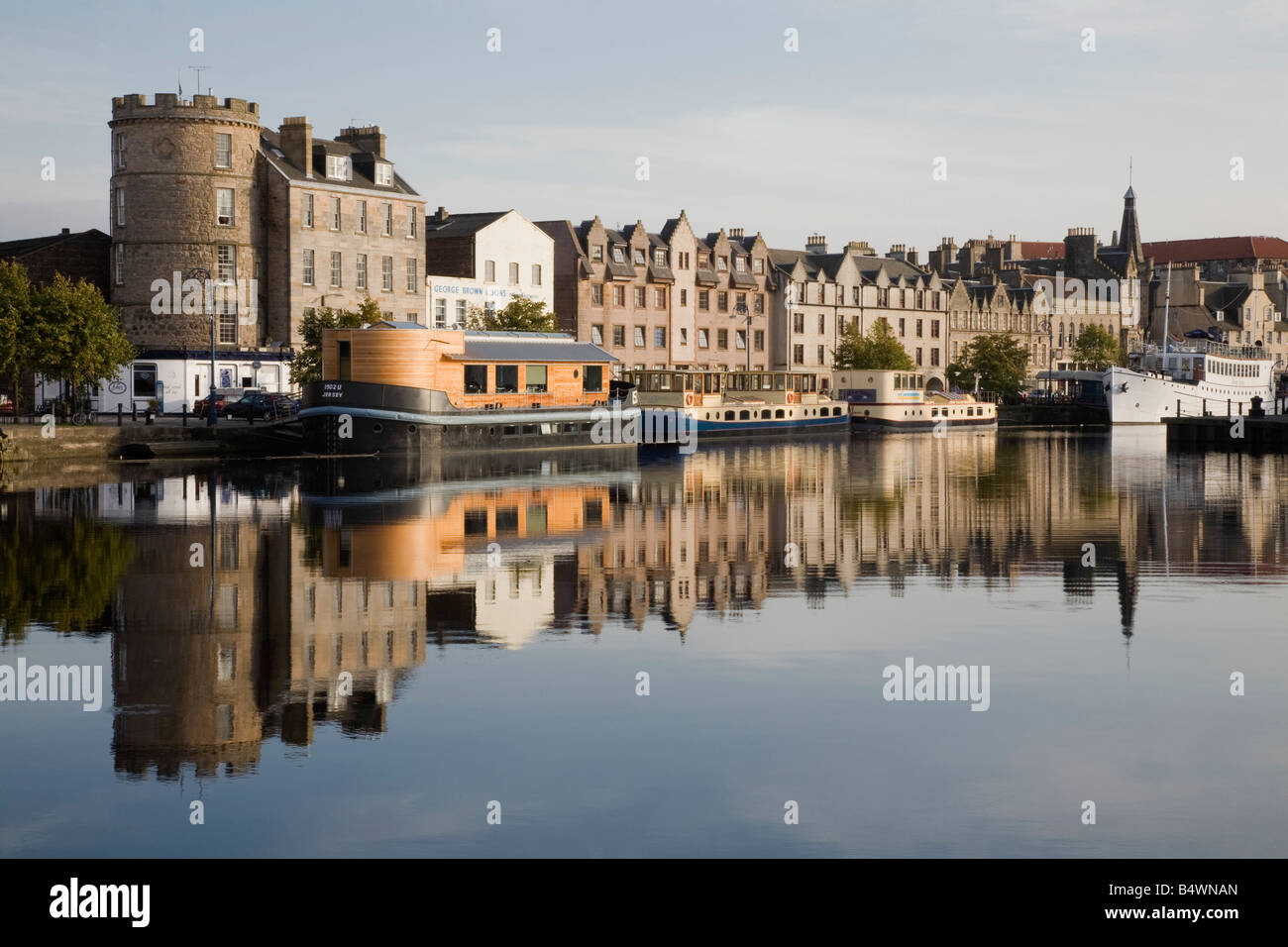 La rive à Leith Edinburgh Scotland UK Banque D'Images