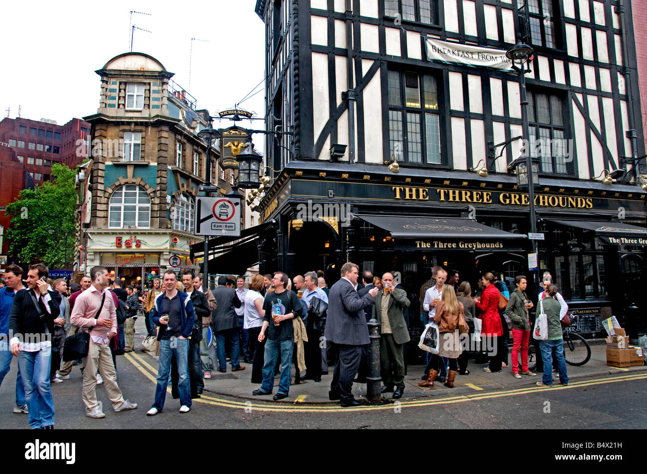 London Pub Bar Soho West End Angleterre Ale Bière Banque D'Images
