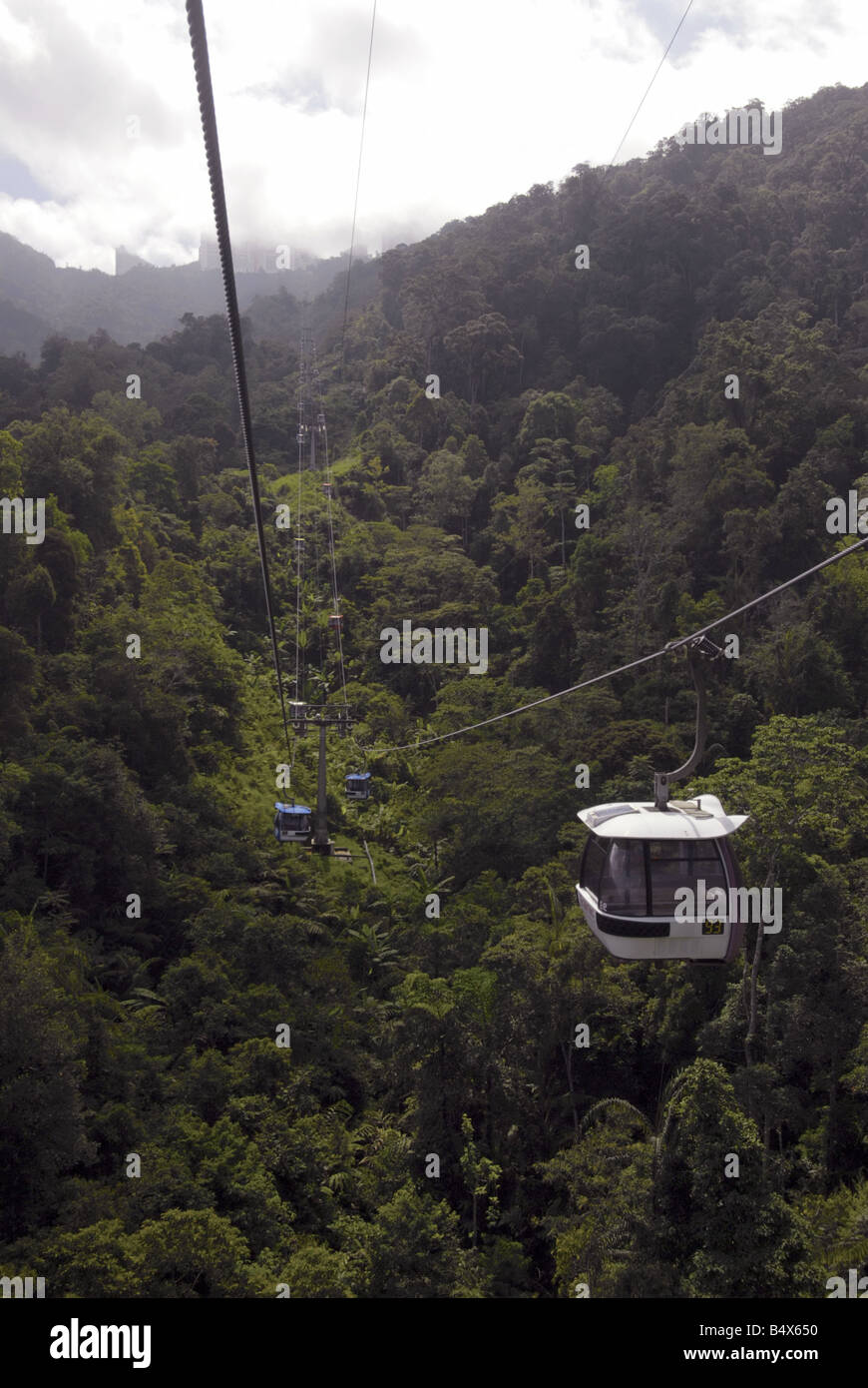 En Malaisie GENTING SKYWAY Banque D'Images